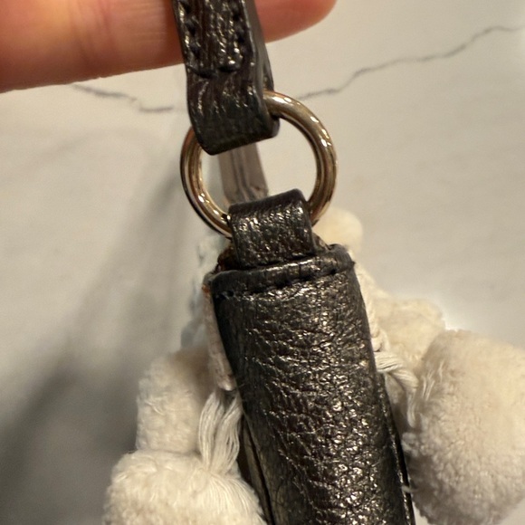 Yves Saint Laurent Pewter Leather Bag - Picture 14 of 16